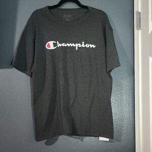Champion Men's Dark Gray Tee